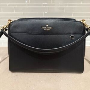 Kate Spade Black Textured Handbag
